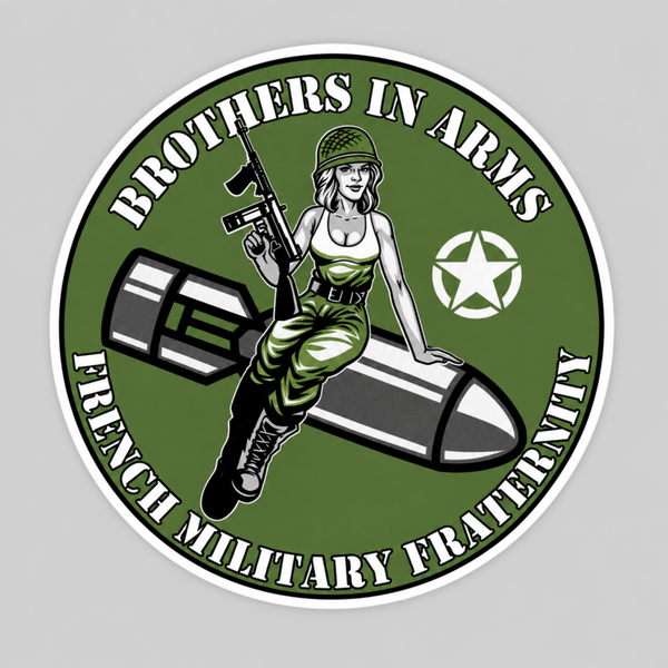 Sticker Brothers In Arms – Pin-up Military