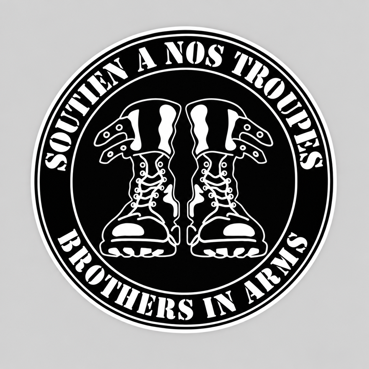 Sticker Brothers In Arms – Rangers - Soutien à nos troupes
