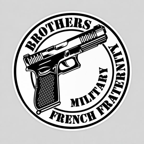 Sticker Brothers In Arms – Pistolet Military Fraternity