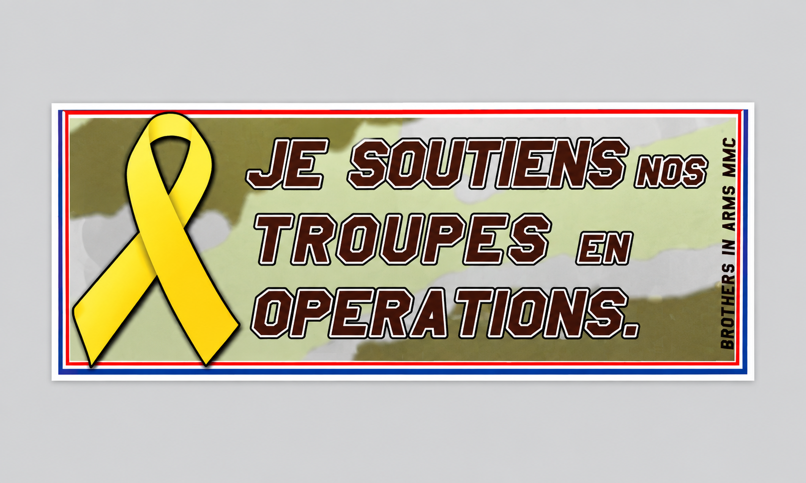 Sticker Je soutiens nos troupes en opérations