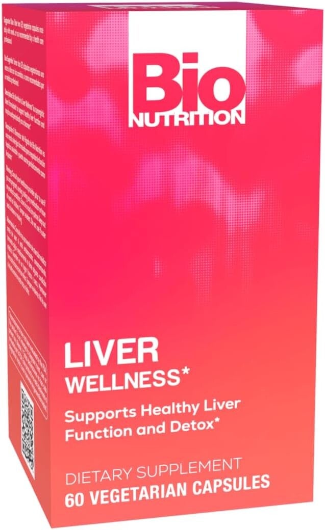 Bio Nutrition - Liver Wellness - 60 Vegetarian Capsules