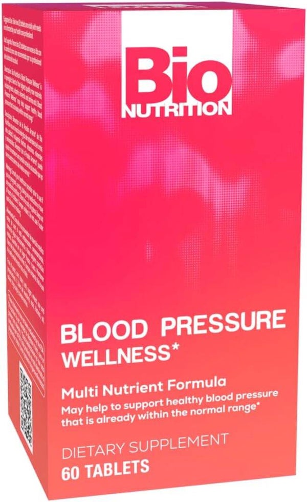 Bio Nutrition - Blood Pressure Wellness - 60 Tablets