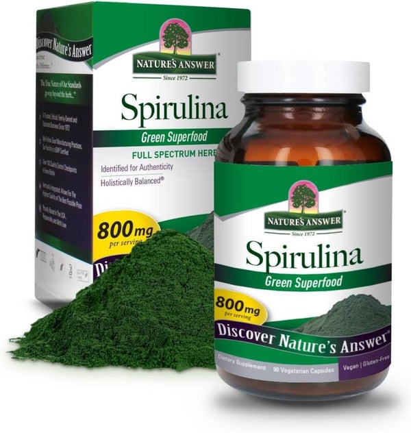 Nature's Answer - Spirulina - 90 Capsules