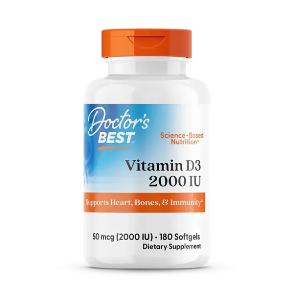 Doctor's Best - Vitamin D3 2000 IU