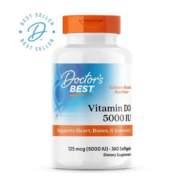 Doctor's Best - Vitamin D3 5000IU