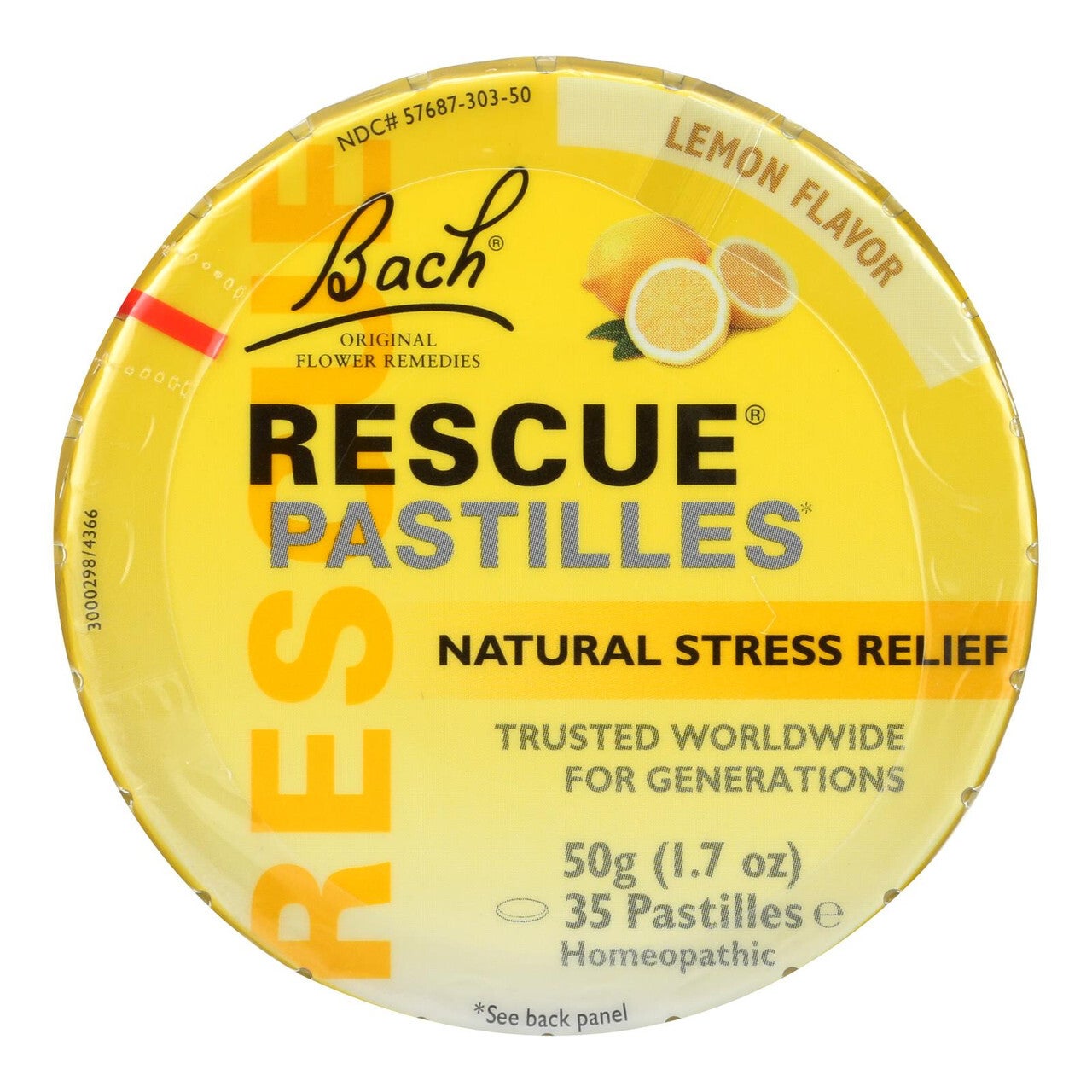 Bach Rescue Remedy Pastilles - Lemon - 50 Grm