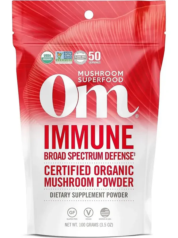 Om - Immune Organic Powder 100grm - 1 Each - 3.5 Oz