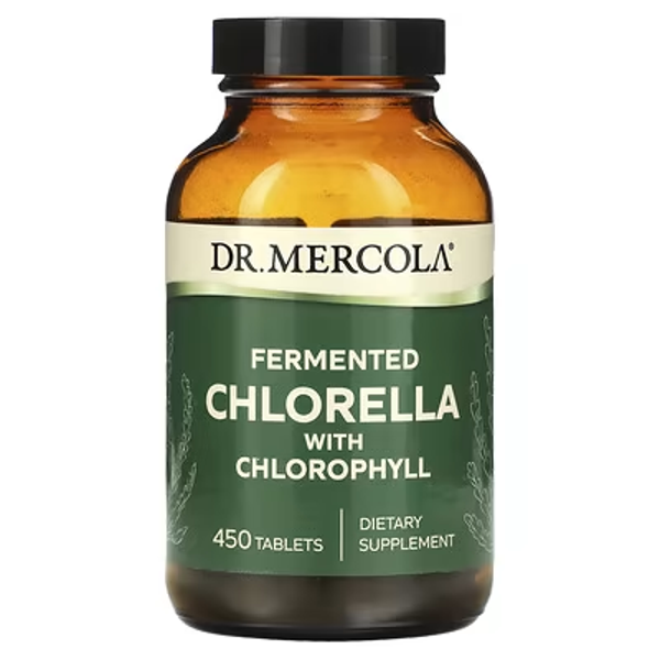 Dr. Mercola - Fermented Chlorella with Chlorophyll, 450 Tablets