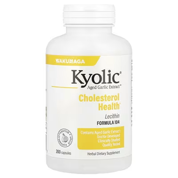 Kyolic - Aged Garlic Extract Cholesterol Formula 104 - 200 Capsules