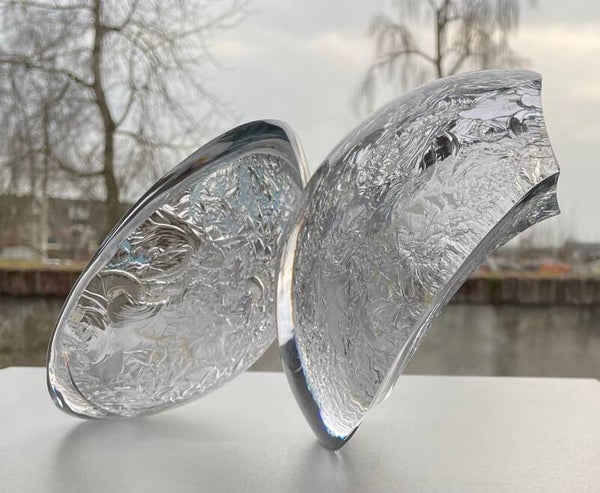 Unique glasobject “ BALANCE” van Peter Kuchta