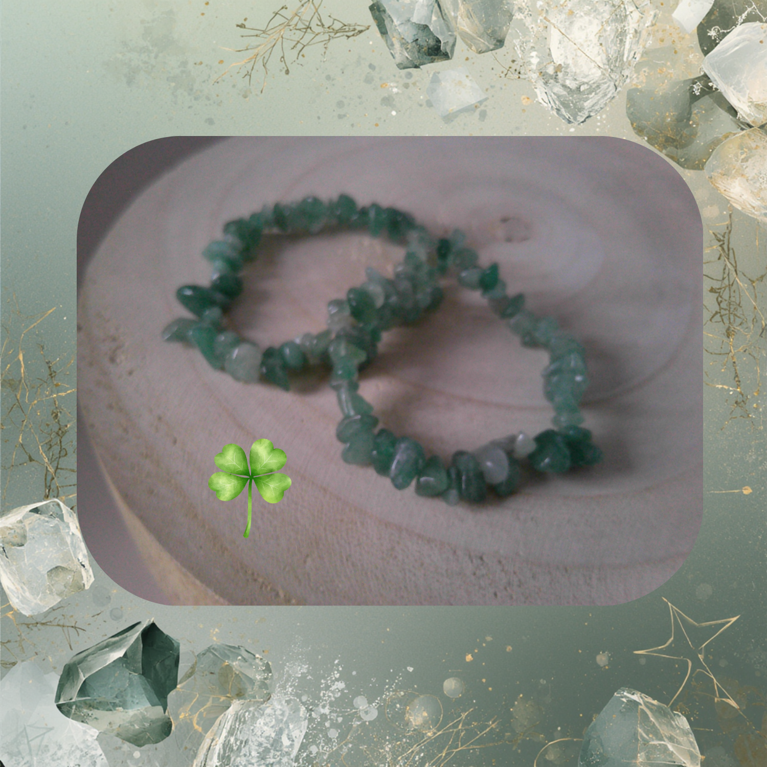 Bracelet Aventurine Verte
