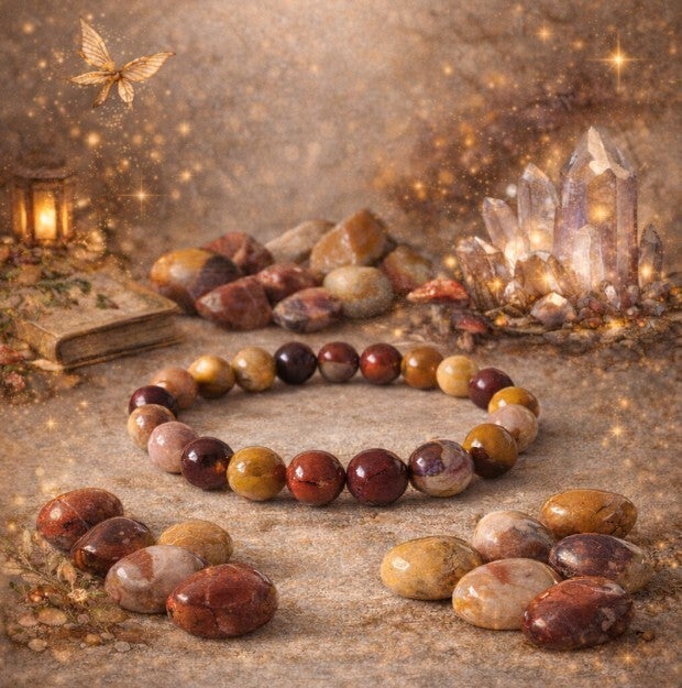 Bracelet Jaspe Mookaite