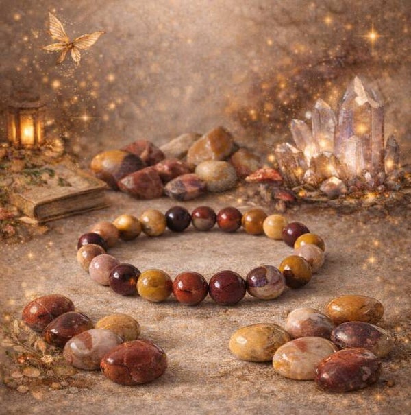 Bracelet Jaspe Mookaite