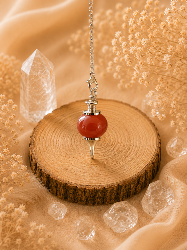 Pendule Jaspe Rouge