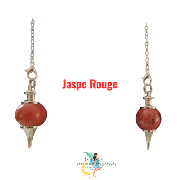 Pendule Jaspe Rouge