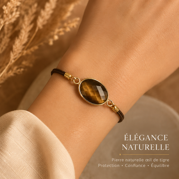 Bracelet Réglable Oeil de Tigre