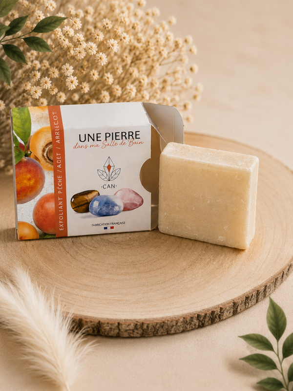 Savon Exfoliant Pêche Abricot