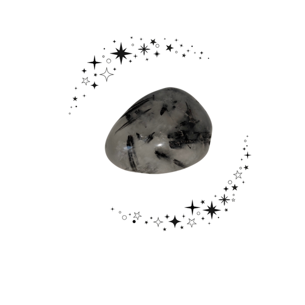 Pierre Roulée Quartz Tourmaline