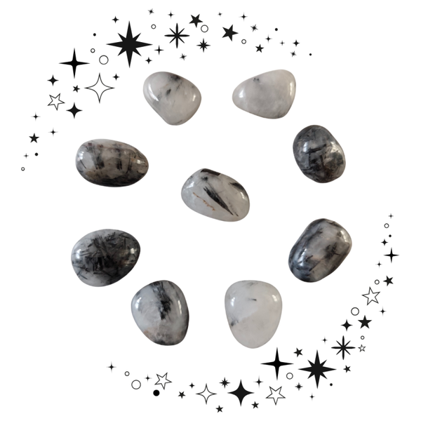 Pierre Roulée Quartz Tourmaline