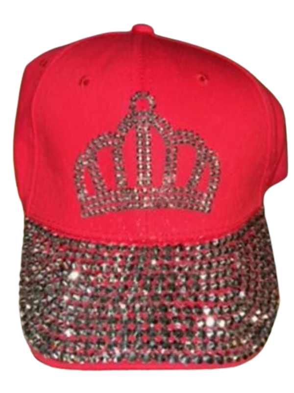 Fushia and bling cap