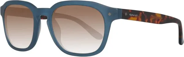 Gant Sunglasses – GA7040 91E – Matt Blue – Havana Temple – Brown Gradient Lens
