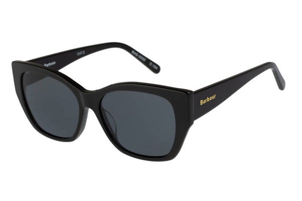 Barbour International - BAS-3032-104 - Ladies Black Full-Rim - Grey Lens - Sunglasses