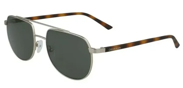 Calvin Klein - CK20301S-716 - Gold Frame - Tortoiseshell Temple - Green Lens