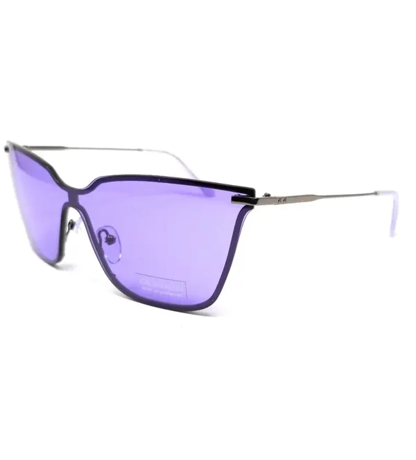 Calvin Klein - Mask Shape - Purple/Silver Frame - Purple Lenses - CK18115S (550)