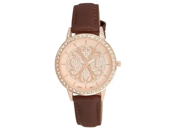 CXL by Christian Lacroix - Elegant Analogue Wristwatch - Brown Leather - 30mm - CXLS19WW020RG