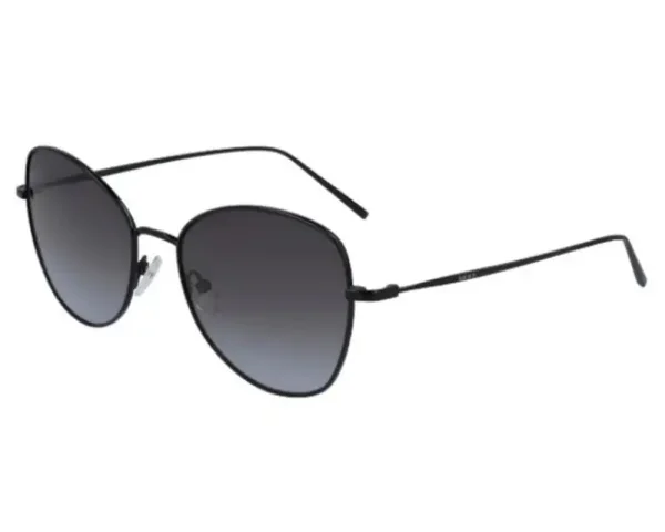 DKNY Sun - DK104S 001 - Authentic Black Metal Frame - Grey Gradient Lens