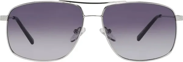 Guess Sunglasses - GF0205/S 10B - Silver Double-Bridge Frame - Grey Lens