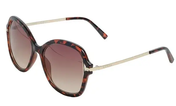 GUESS - GF0352/S 52F - Ladies Butterfly Sunglasses - Tortoiseshell & Silver
