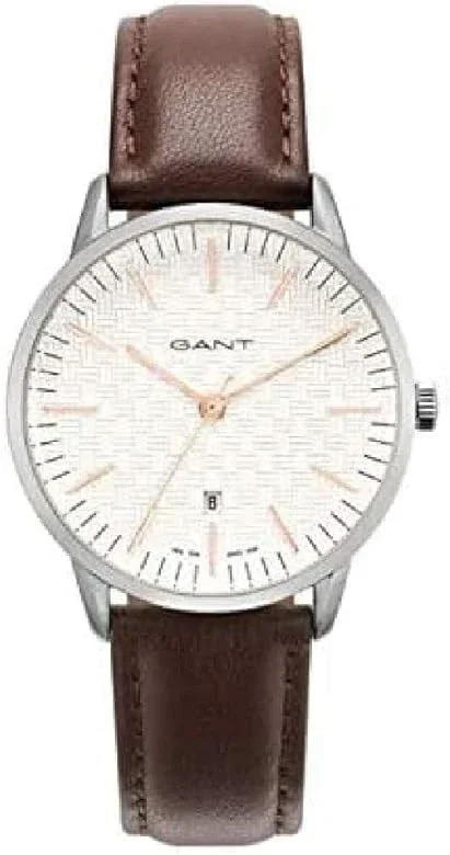 GANT  ‘Arcola’   Classic Quartz Wristwatch – Analogue –  Genuine Leather Strap –  GT077002
