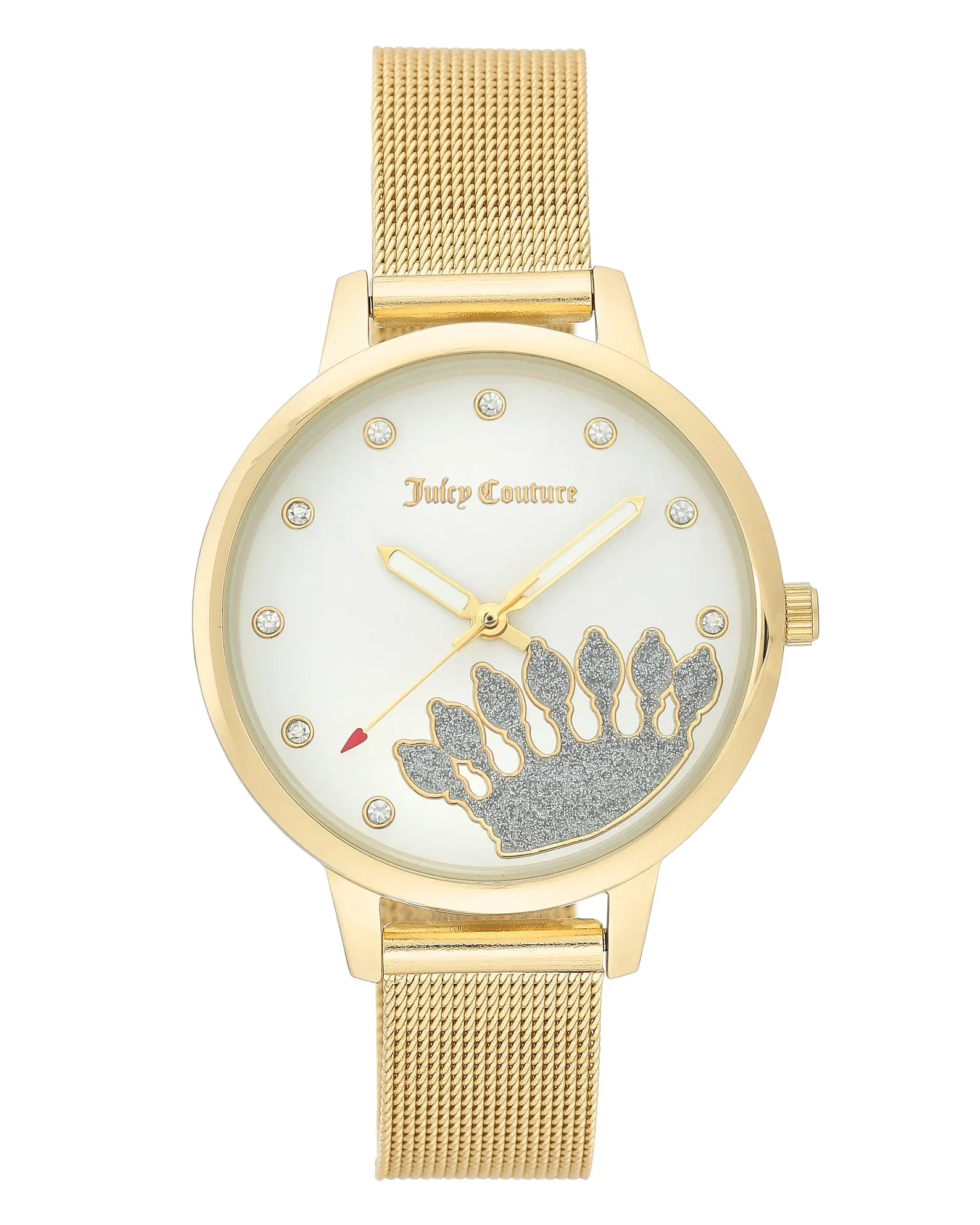Juicy Couture 'Black Label' Gold Mesh Bracelet Ladies Wristwatch - JC/1124WTGB