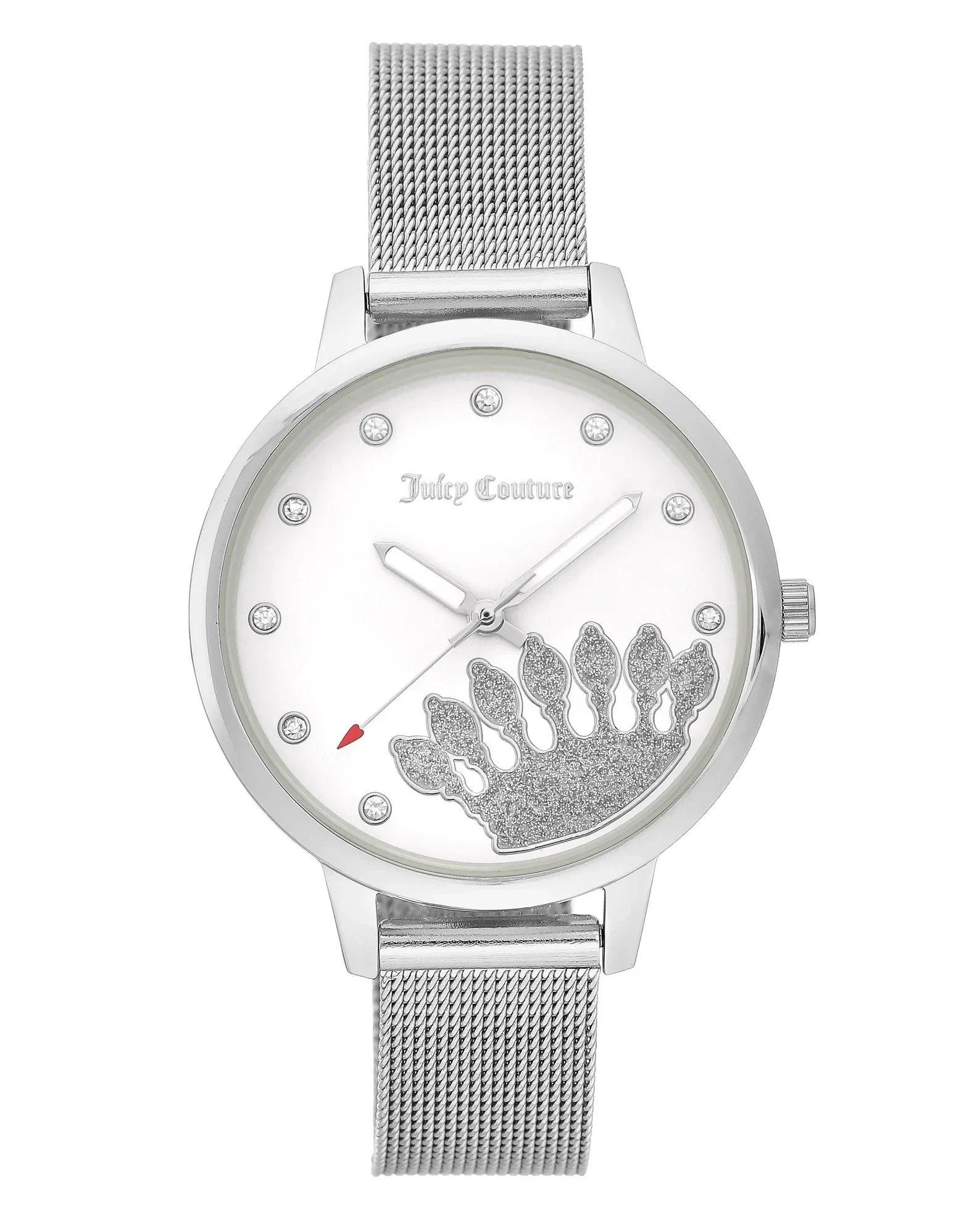 Juicy Couture 'Black Label' Analog Wristwatch - Alloy Mesh Strap - JC/1124WTSV