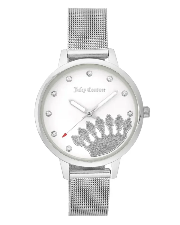 Juicy Couture 'Black Label' Analog Wristwatch - Alloy Mesh Strap - JC/1124WTSV