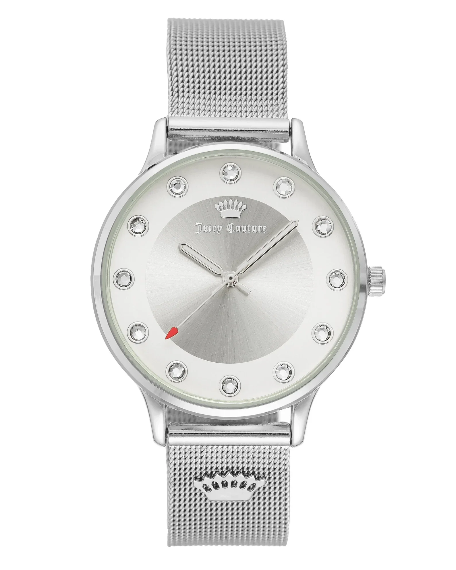 Juicy Couture 'Black Label' Silver Mesh Bracelet Ladies Wristwatch - JC/1128SVSV