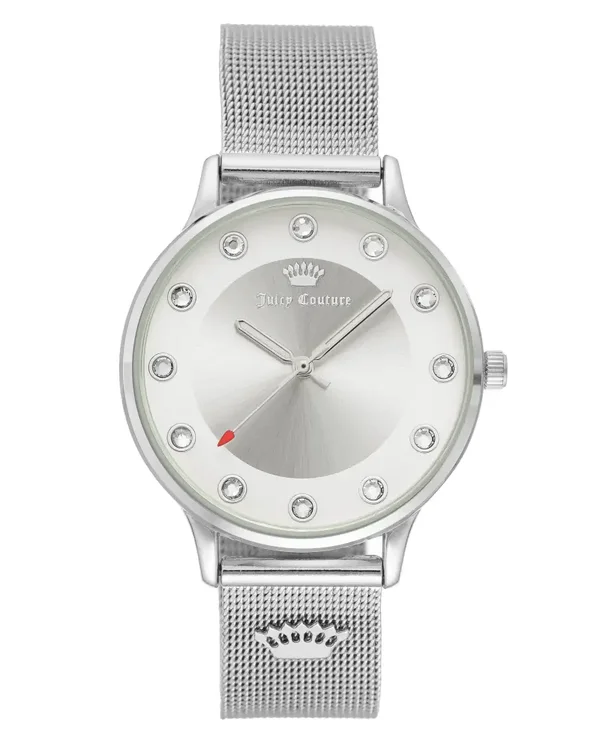 Juicy Couture 'Black Label' Silver Mesh Bracelet Ladies Wristwatch - JC/1128SVSV