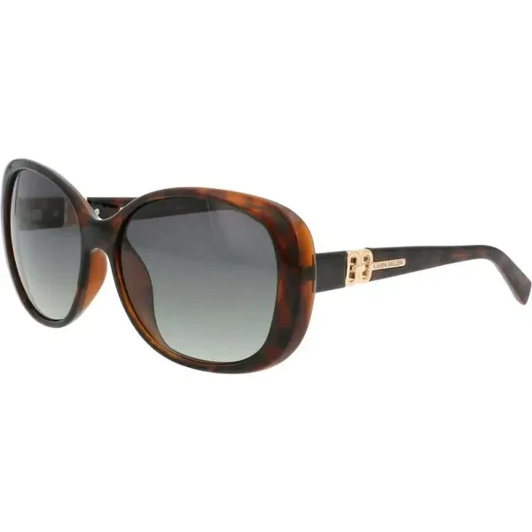 Karen Millen Sunglasses - Tortoiseshell - Oval - Grey Lens - KM5054-100-57