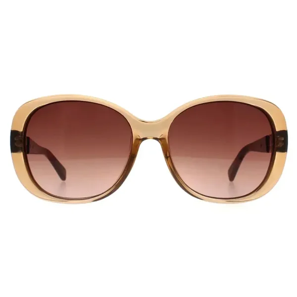 Karen Millen - KM5054-101-57 - Champagne & Tortoiseshell - Gold Detail - Sunnies