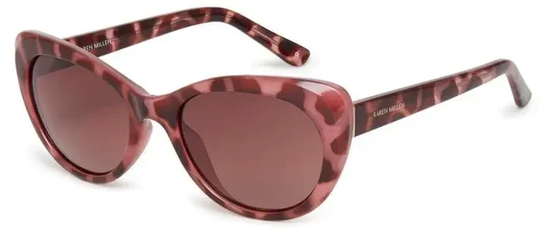 Karen Millen Classic - KM5024 223 54 - Pink Tortoiseshell - Cat-Eye- Brown Lens