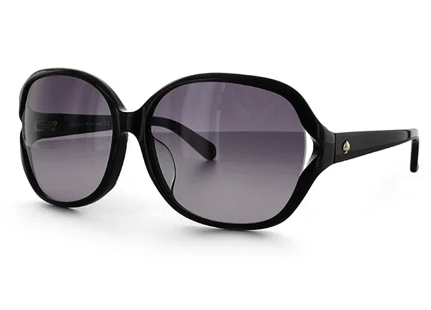Kate Spade New York - ADELIA/F/S 807 - Black - Full-Rim Sunglasses - Grey Lens