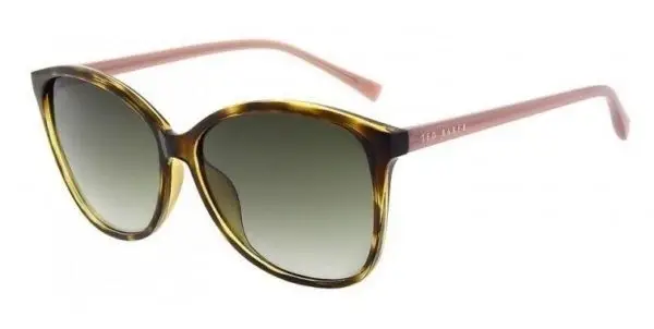 Ted Baker 'Metta' - TB1566-122-60 - O/S Tortoiseshell - Pink Temple - Grey Lens