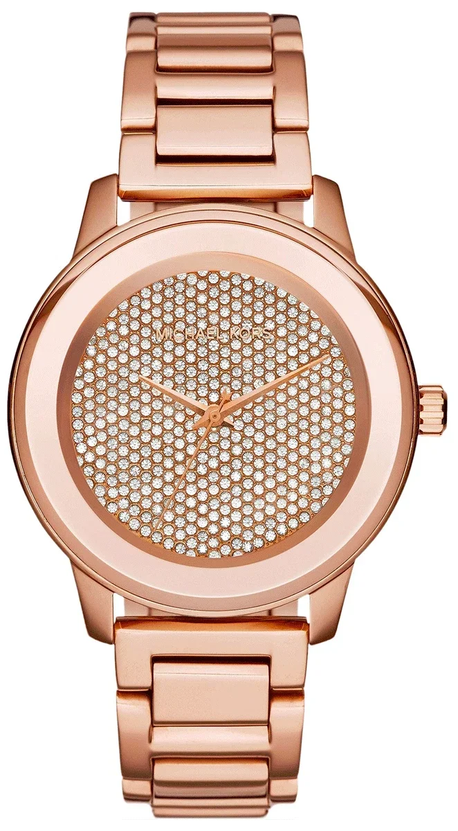 Michael Kors - MK6210 - Women's 'Kinley' Rose Gold-Tone - Elegant Crystal Dial - 40mm