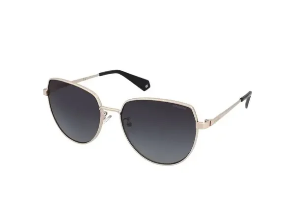 Polaroid Sunglasses - PLD6073 - Gold-Tone Metallic Cat-Eye - Grey Polarised Lens