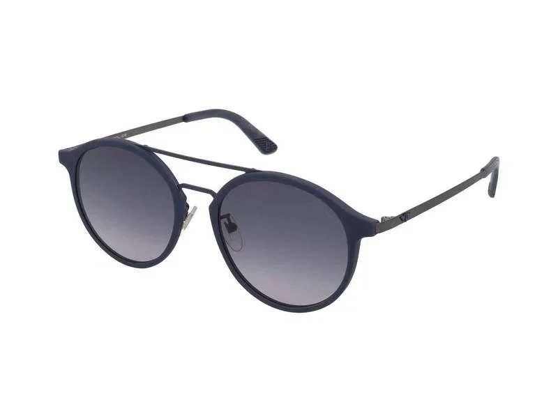 POLICE Sunglasses - Edge 8 - SPL782 (06C9) - Matt Petrol Blue - Grey Lens