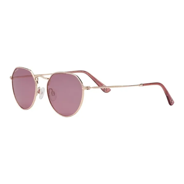 Polar Sunglasses - Arizona 02/J - Gold Metal Frame - Pink Polarised Lens