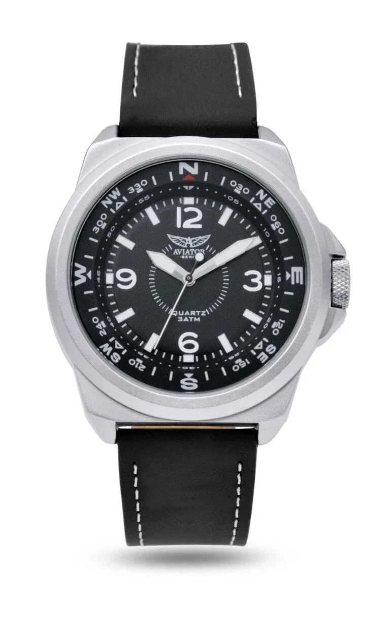 AVIATOR - AVAW9495 - Retro Classic Calibre 2035 Wristwatch - 44mm - 3ATM