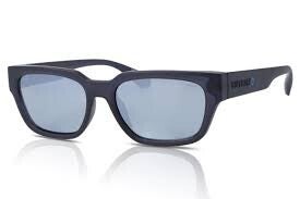Superdry Sun - Men’s Matte Navy/Smoke Sunglasses  -  Silver Mirror Lens - SDS-5004-106