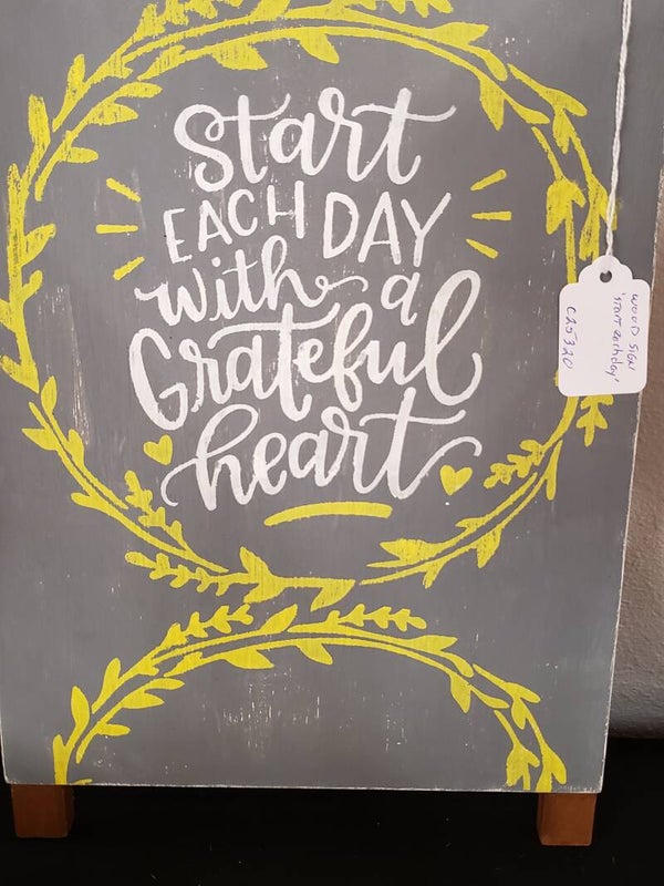 wooden plank with quote